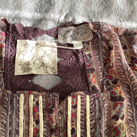 Two Nick & Mo Multicolor Bohemian Tunics - Picture 5 of 16